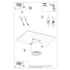Ceiling lamp CULLO concrete