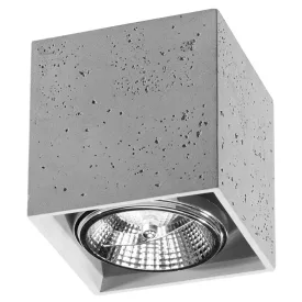Ceiling lamp VALDE concrete