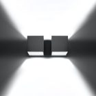 Wall lamp QUAD 2 grey