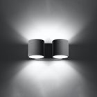 Wall lamp ORBIS 2 grey