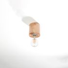 Ceiling lamp SALGADO natural wood