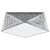Ceiling lamp HEXA 35 silver