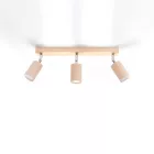 Ceiling lamp BERG 3 natural wood