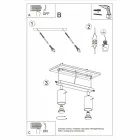 Ceiling lamp RING 2 chrome