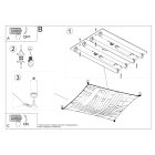 Ceiling lamp LUNA 2 white