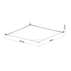 Ceiling lamp LUNA 4 white