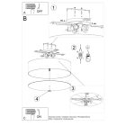 Ceiling lamp SKALA 60 white