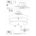 Ceiling lamp SKALA 90 white