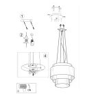 Chandelier REFLEXION 50 white