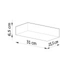 Wall lamp ceramic TAUGAN