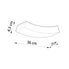 Wall lamp ceramic HATTOR