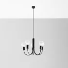 Chandelier PICCOLO 5 black