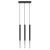 Pendant lamp MOZAICA 3L black/chrome