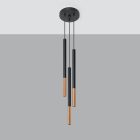 Pendant lamp MOZAICA 3P black/copper
