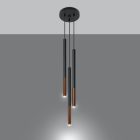 Pendant lamp MOZAICA 3P black/copper