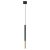 Pendant lamp MOZAICA 1 black/golden