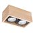 Ceiling lamp QUATRO 2 natural wood