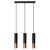 Pendant lamp LOOPEZ 3L black/copper