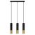 Pendant lamp LOOPEZ 3L black/golden