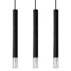 Pendant lamp WEZYR 3 black