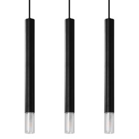 Pendant lamp WEZYR 3 black