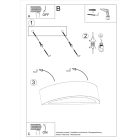 Wall lamp ATENA concrete