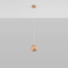 Pendant lamp WOODY natural wood