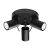 Ceiling lamp RING 3P black