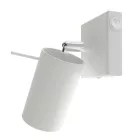 Wall lamp RING white with a switch
