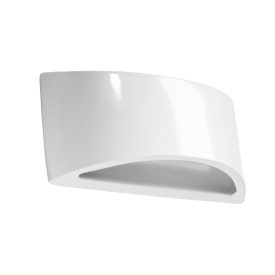 Varnished wall lamp VIXEN white gloss