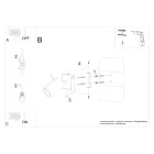 Wall lamp RING black a switch