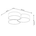 Ceiling lamp CIRCLE 3B white