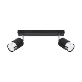 Ceiling lamp NERO 2 black/chrome