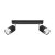 Ceiling lamp NERO 2 black/chrome