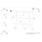 Ceiling lamp NERO 3 black/chrome