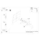 Wall lamp NERO black/golden