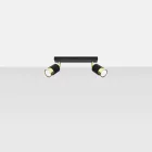 Ceiling lamp NERO 2 black/golden
