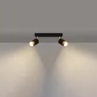 Ceiling lamp NERO 2 black/golden