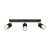 Ceiling lamp NERO 3 black/golden