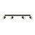 Ceiling lamp NERO 4 black/golden