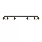 Ceiling lamp NERO 6 black/golden