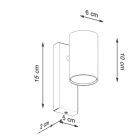 Wall lamp UTTI black