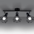 Ceiling lamp ARTEMIS 3 black