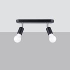 Ceiling lamp FORNES 2 black