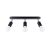 Ceiling lamp FORNES 3 black