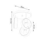 Ceiling lamp TITRAN 3 white