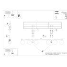 Ceiling lamp YOLI 6 white