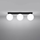 Ceiling lamp YOLI 3 black
