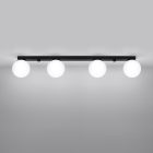 Ceiling lamp YOLI 4 black