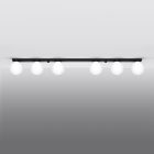 Ceiling lamp YOLI 6 black